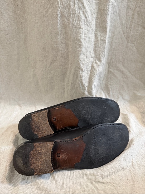 Salvatore Ferragamo Black Leather Gancini Bit Loafers Men’s Size 9 D Made in IT main image 5